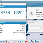 Zrzut ekranu 2015-04-28 o 18.19.20  Macstorm II z procesorem Intel Core i7-4790K @ 4.8 GHz.  Testy procesora programem Geekbench 3.1.6. System MAC OS X Yosemite 10.10.3 .